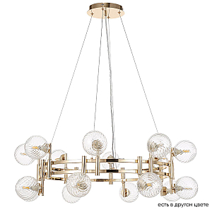 Подвесная люстра Crystal Lux LUXURY SP16 GOLD