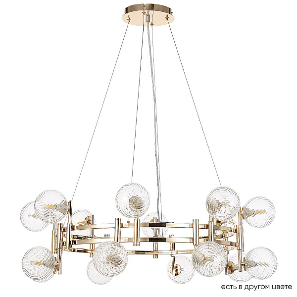Подвесная люстра Crystal Lux Luxury SP16 Gold