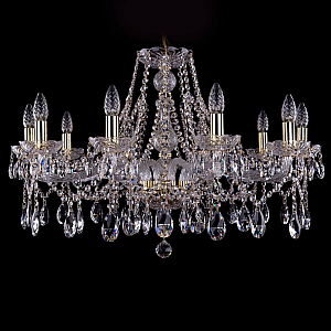 Подвесная люстра Bohemia Ivele Crystal 1413/10/300 G