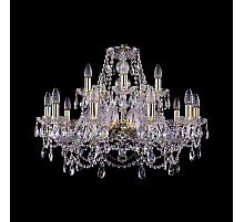Подвесная люстра Bohemia Ivele Crystal 1411/10+5/240 G