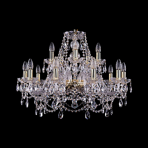 Подвесная люстра Bohemia Ivele Crystal 1411/10+5/240 G