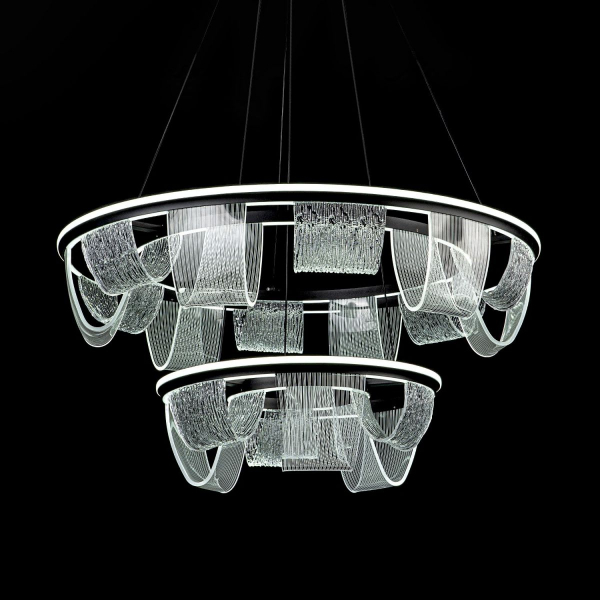 Подвесная люстра LED4U L7706-800-460 BK Подвесная люстра LED4U L7706-800-460 BK