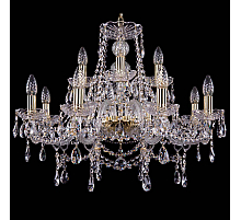 Подвесная люстра Bohemia Ivele Crystal 1411/8+4/240 G