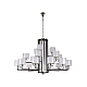 Подвесная люстра Newport Alexandra 4412+6+3/C black glossy М0068531