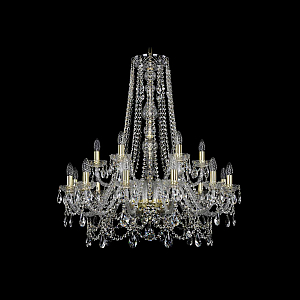 Подвесная люстра Bohemia Ivele Crystal 1411/12+6/300/h-94 G
