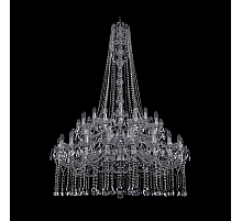 Подвесная люстра Bohemia Ivele Crystal 1413/20+10+5/400/h-164/2d Ni