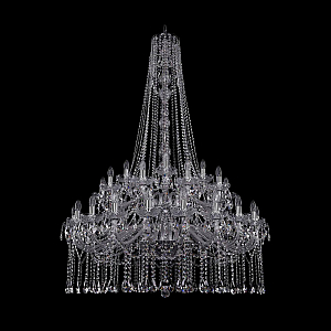 Подвесная люстра Bohemia Ivele Crystal 1413/20+10+5/400/h-164/2d Ni