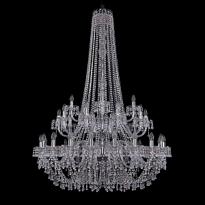 Подвесная люстра Bohemia Ivele Crystal 1410/20+10+5/400/h-160/2d Ni V0300