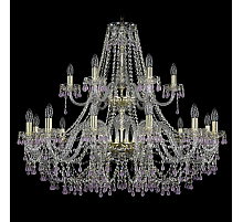Подвесная люстра Bohemia Ivele Crystal 1410/12+6/360/2d G V7010