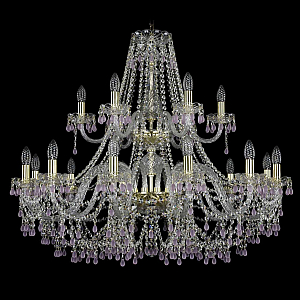 Подвесная люстра Bohemia Ivele Crystal 1410/12+6/360/2d G V7010