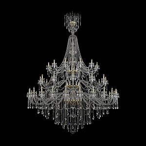 Подвесная люстра Bohemia Ivele Crystal 1415/24+12+12/900/XLU-320/3d G