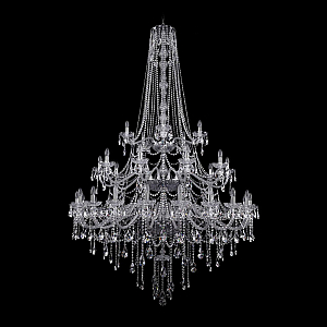 Подвесная люстра Bohemia Ivele Crystal 1415/20+10+5/530/h-231/3d Ni