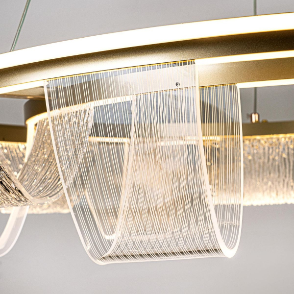 Подвесная люстра LED4U L7706-800 GD Подвесная люстра LED4U L7706-800 GD