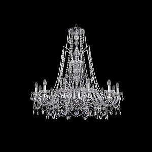 Подвесная люстра Bohemia Ivele Crystal 1411/12/360/XL-96 Ni