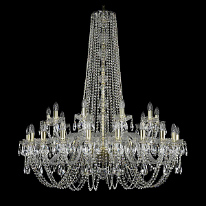 Подвесная люстра Bohemia Ivele Crystal 1402/20+10/400/h-130 G