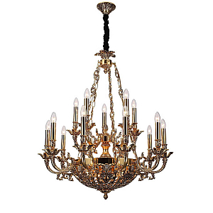 Подвесная люстра Lucia Tucci Firenze 1781.15.3 Antique Gold
