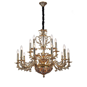 Подвесная люстра Lucia Tucci Firenze 1780.15.3 Antique Gold