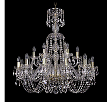 Подвесная люстра Bohemia Ivele Crystal 1402/12+6/300/XL-90 G