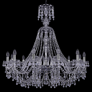 Подвесная люстра Bohemia Ivele Crystal 1410/12/360/XL-97 Ni V0300