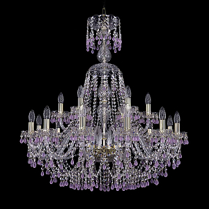 Подвесная люстра Bohemia Ivele Crystal 1410/12+6/300/XL-95 G V7010