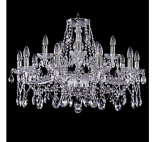 Подвесная люстра Bohemia Ivele Crystal 1413/10+5/300 Ni