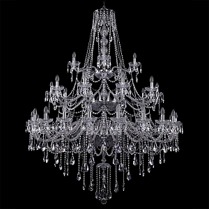 Подвесная люстра Bohemia Ivele Crystal 1415/20+10+5/530/3d Ni
