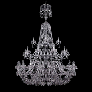 Подвесная люстра Bohemia Ivele Crystal 1409/20+10+5/530/XL-203/3d Ni