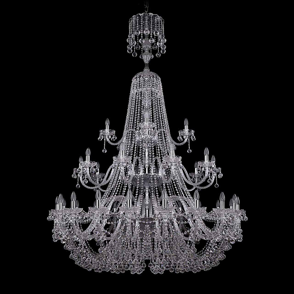 Подвесная люстра Bohemia Ivele 1409/20+10+5/530/XL-203/3d Ni