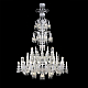 Подвесная люстра Crystal Lux VERSAILLES SP93 CHROME