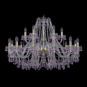Подвесная люстра Bohemia Ivele Crystal 1410/12+6/360 G V7010