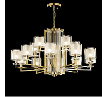 Подвесная люстра Crystal Lux Nicolas NICOLAS SP-PL10+5 GOLD/WHITE