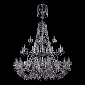 Подвесная люстра Bohemia Ivele Crystal 1410/20+10+5/530/XL-200/3d Ni V0300