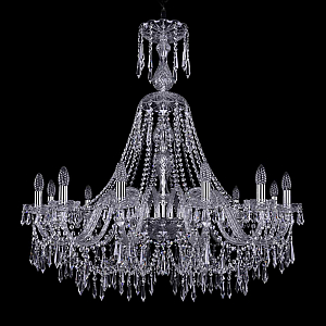 Подвесная люстра Bohemia Ivele Crystal 1403/12/360/XL-100 Ni