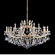 Подвесная люстра Crystal Lux Hollywood SP12+6 Gold