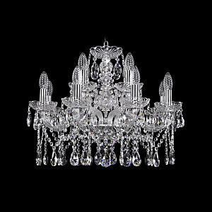 Подвесная люстра Bohemia Ivele Crystal 1413/8+4/200 Ni