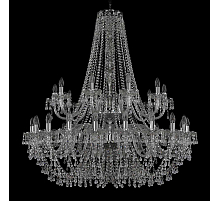 Подвесная люстра Bohemia Ivele Crystal 1410/20+10/400/2d Ni V0300