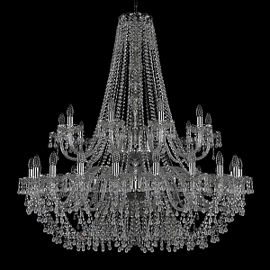 Подвесная люстра Bohemia Ivele Crystal 1410/20+10/400/2d Ni V0300