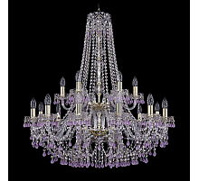 Подвесная люстра Bohemia Ivele Crystal 1410/12+6/300/h-95/2d G V7010