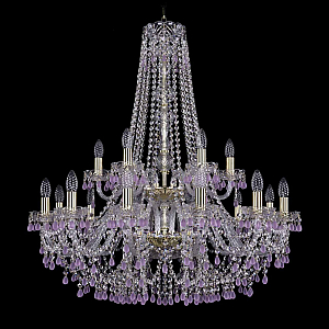 Подвесная люстра Bohemia Ivele Crystal 1410/12+6/300/h-95/2d G V7010