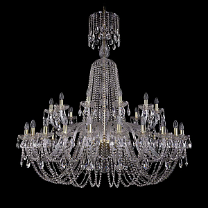 Подвесная люстра Bohemia Ivele Crystal 1402/24+12/530/XL-154 G