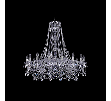 Подвесная люстра Bohemia Ivele Crystal 1411/16/360/h-95 Ni
