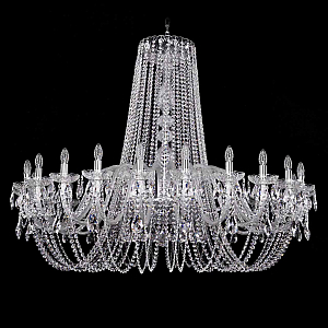 Подвесная люстра Bohemia Ivele Crystal 1402/24/530 Ni