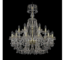 Подвесная люстра Bohemia Ivele Crystal 1409/12+6/300/XL-95 G