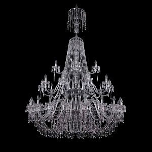 Подвесная люстра Bohemia Ivele Crystal 1403/20+10+5/530/XL-203/3d Ni