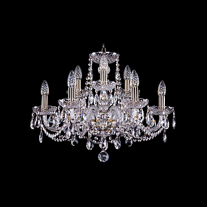 Подвесная люстра Bohemia Ivele Crystal 1402/6+3/195 Pa