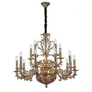 Подвесная люстра Lucia Tucci Firenze 1780.15.3 Antique Gold