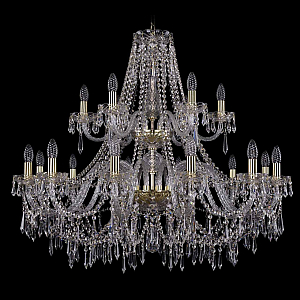 Подвесная люстра Bohemia Ivele Crystal 1403/12+6/360/2d G