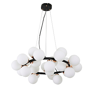 Подвесная люстра Lumina Deco Marsiada LDP 6033-25 BK+MD