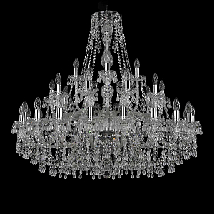 Подвесная люстра Bohemia Ivele Crystal 1410/20+10+5/360 Ni V0300