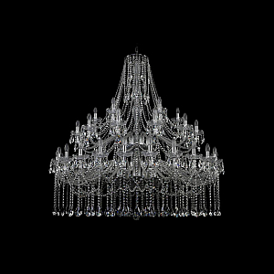 Подвесная люстра Bohemia Ivele Crystal 1413/24+12+6/530/2d Ni